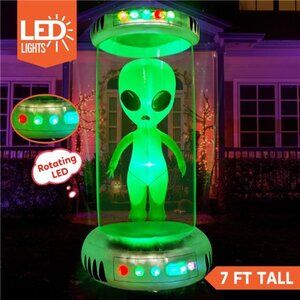 Other | New 7 Ft Tall Halloween Inflatable Outdoor Decoration Alien ...